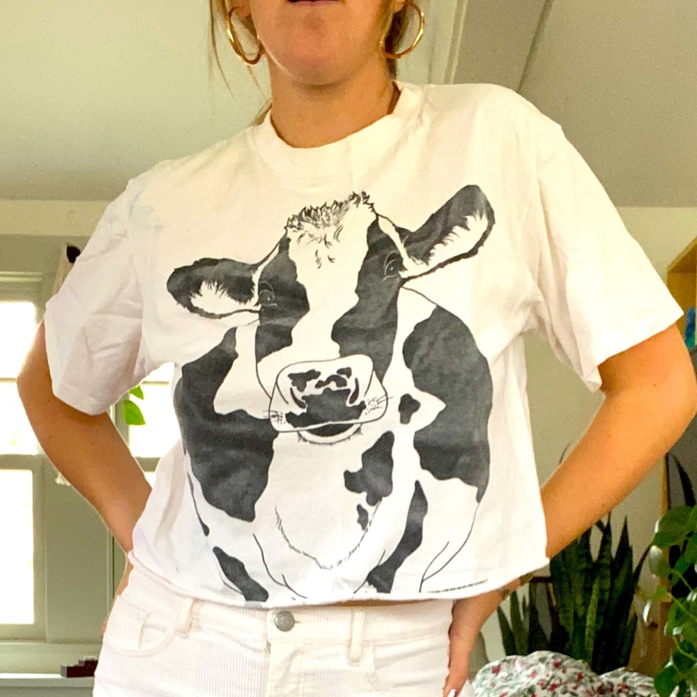 VINTAGE COW TEE